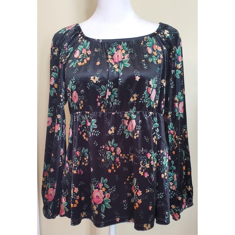 Fairycore Phoebe Buffay Boho Hippie Festival Floral Velvet Coquette Babydoll Y2K